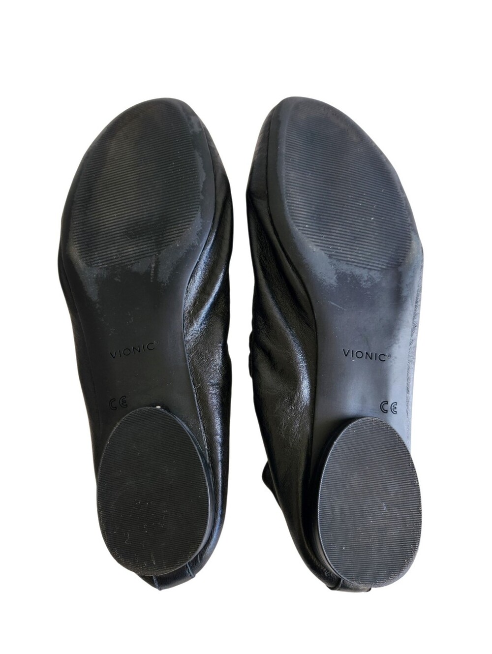 Vionic Alexa Black Nappa Soft Leather Ballet Flats Women's Size 11 - Picture 13 of 14